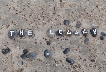 Iron maiden public art The Legacy rocks